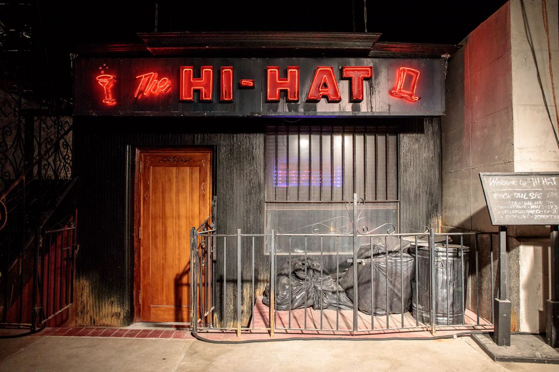 The "outside" of The Hi-Hat Bar